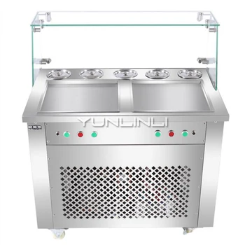 

Commercial Ice Cream Mixing Machine Double Control Yogurt Stirring Machine Ice Cream Roll Making Machine HX-CB25S