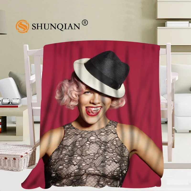 

p!nk (Alecia Beth Moore ) Blanket Soft Sofa Bed Throw Blanket Kid Adult Warm Custom Blanket 56x80Inch50X60Inch40X50Inch