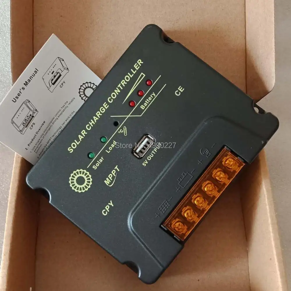 12V24V 20A ML2420 Автомобильная MPPT Контроллер заряда с ЖК-дисплеем регулятор солнечного зарядного устройства макс pv вход напряжение 100 в