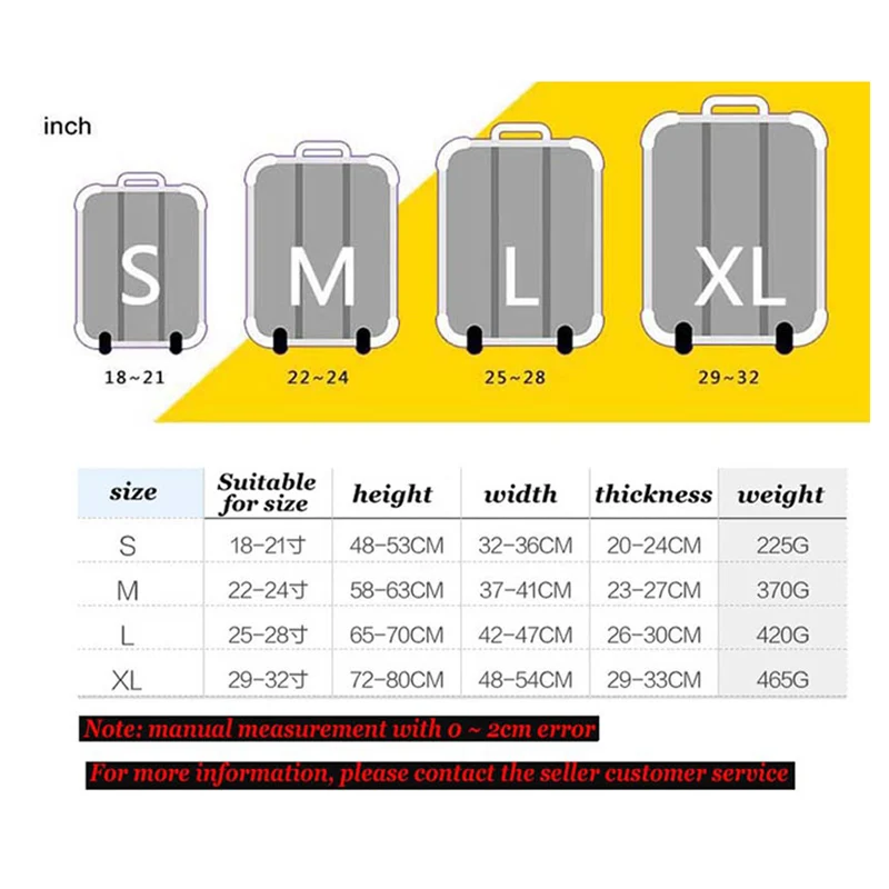 Wellknown Brand Luggage Cover High Elastic Thickening Trolley Case Cover Suitcase Dust Cover Fashion Travel Accessories 2018 Hot
