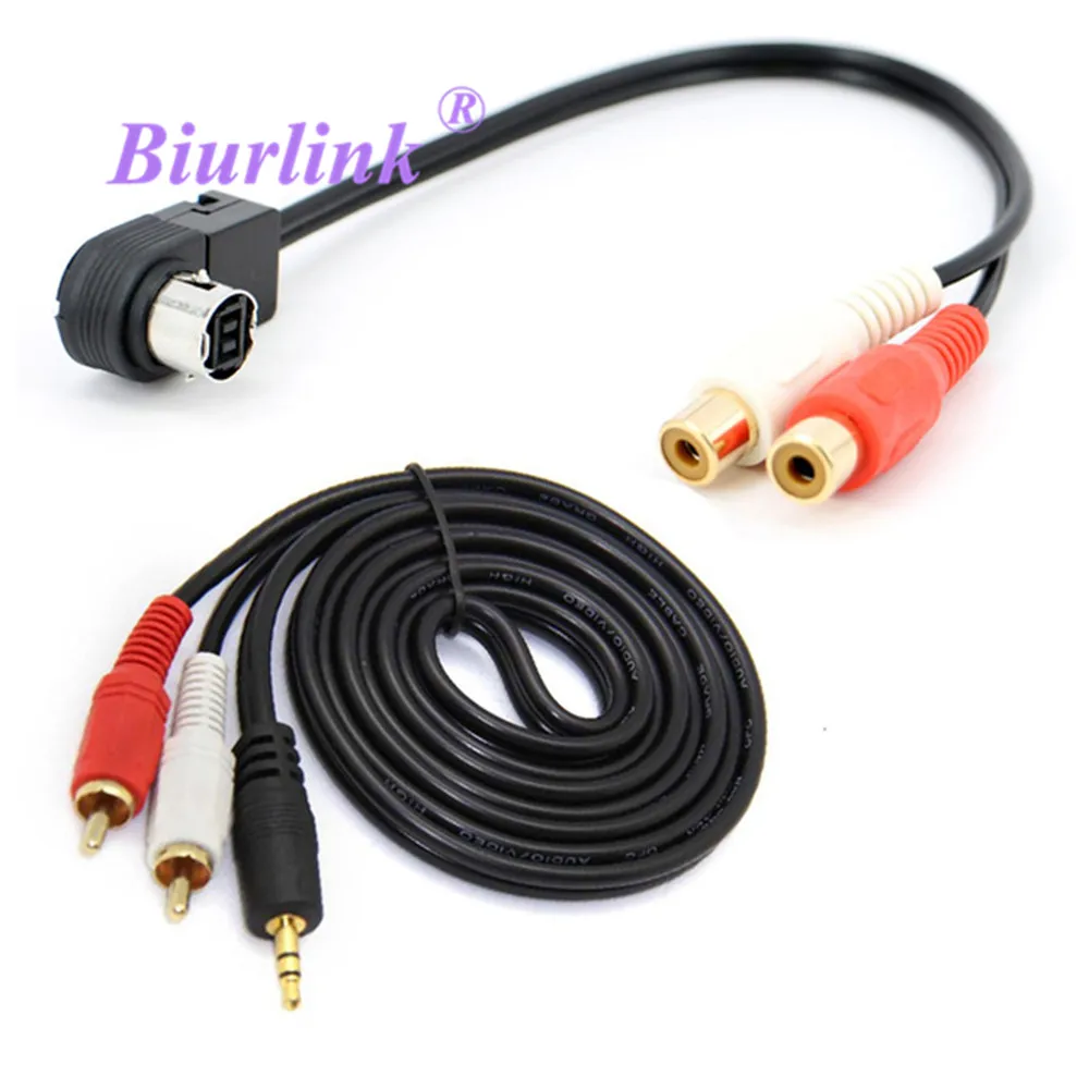 

Biurlink RCA to Ai-net Aux Cable Adaptor for JVC Alpine for MP3 iPhone 5 6