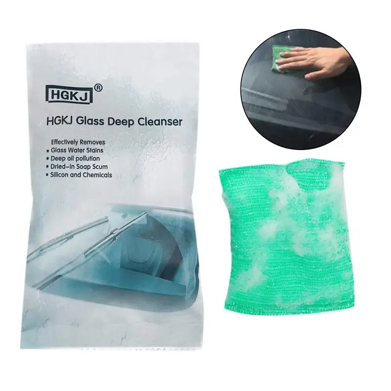 

2018 New Fashion HGKJ Car Glass Oil Film Scratch Removing Cleaning Sponge Dropship 9.19