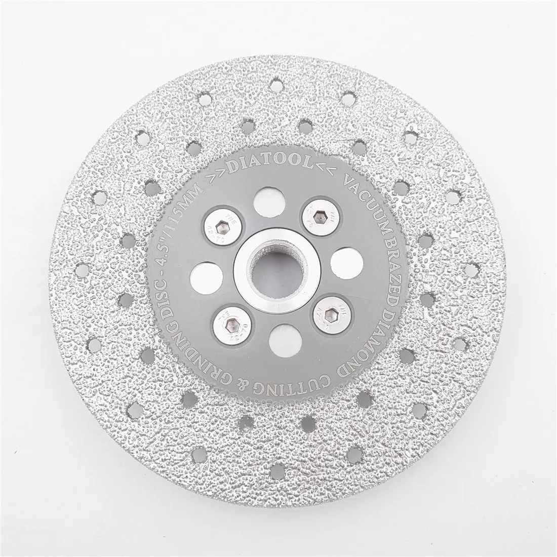 Cutting disc grinding disc abrasive wheel grinding wheel cutting blade 1pc Premium Quality Diameter Double Sided Vacuum Brazed Diamond Cutting & Grinding Disc With 5/8-11 Flange