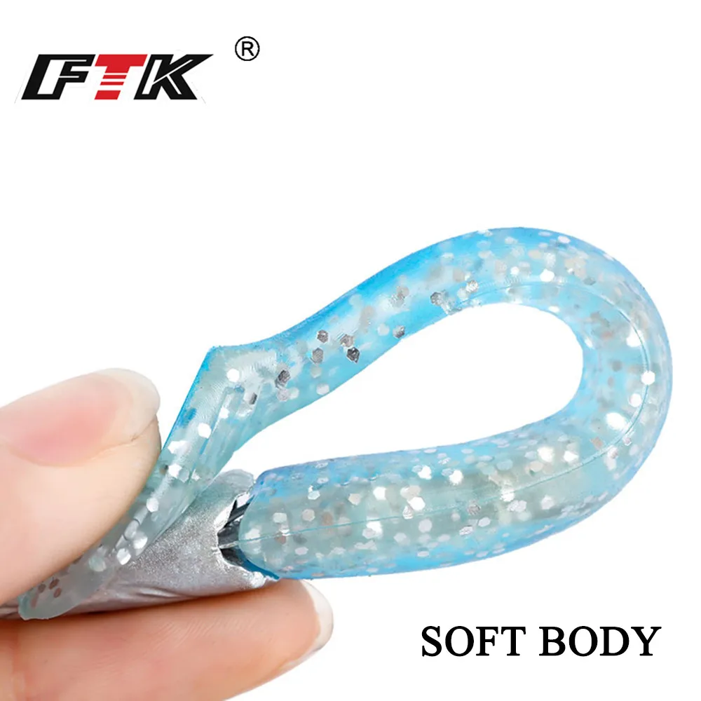 Джиг головки FTK EeL 3DEyes комбинированная приманка для морской рыбалки лодки берега