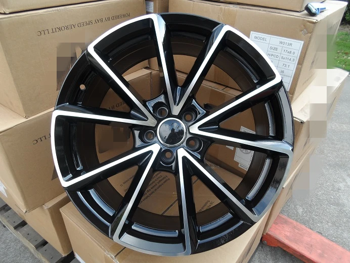 Free Shipping 20 AMG Black Machine Face RIMS WHEELS FITS BENZ VW W654