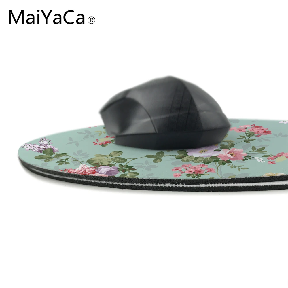 MaiYaCa love of a flower prints коврик для мыши маленький размер круглый игровой Нескользящий Резиновый Коврик