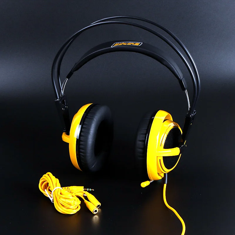 Brand Steelseries Siberia V2 Natus Vincere Edition Gaming Headphone Noise Isolating Game Headphones Headset + Extension cord