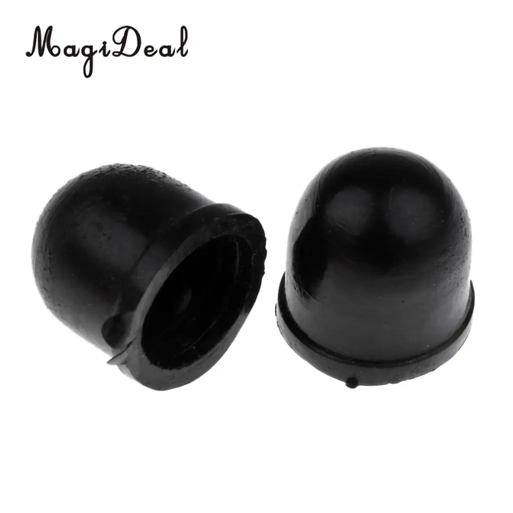 MagiDeal  2 Pieces Skateboard Longboard Truck Replacement Pivot Cups 3.25 - Black - 12*10 mm