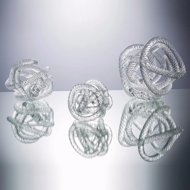 

Handmade white clear glass figurine Home Decor modern Ornament Favor Gift Glass Crafts room Home Office Decoration crystal glass
