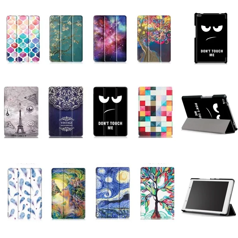 

Case For Lenovo Tab 4 8, TB-8504x Leather case smart Cover for Lenovo TAB4 8 TB-8504F TB-8504N TB-8504 tablet case Flip Cover