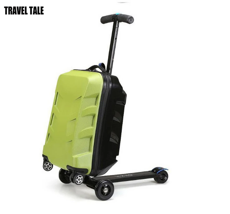 Jeorywoet Maleta De Scooter Para Niños, Equipaje Plegable De Gran