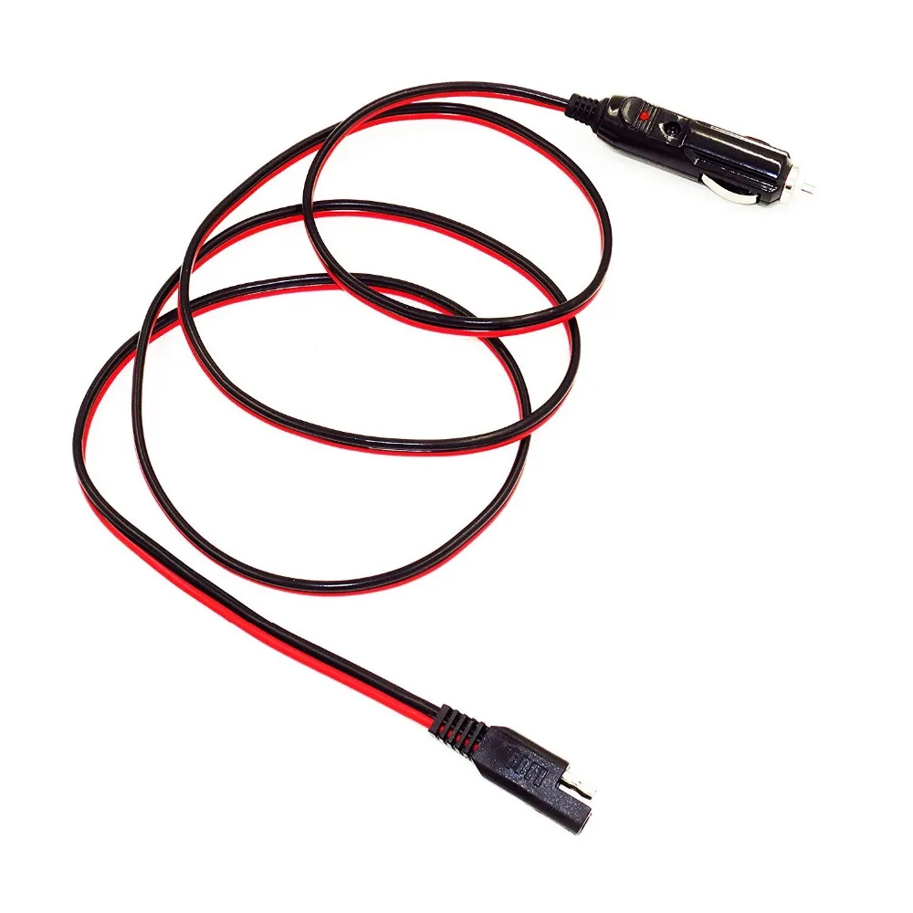 12V 24V 5FT разъем прикуривателя к SAE быстроразъемный адаптер Удлинительный зарядный