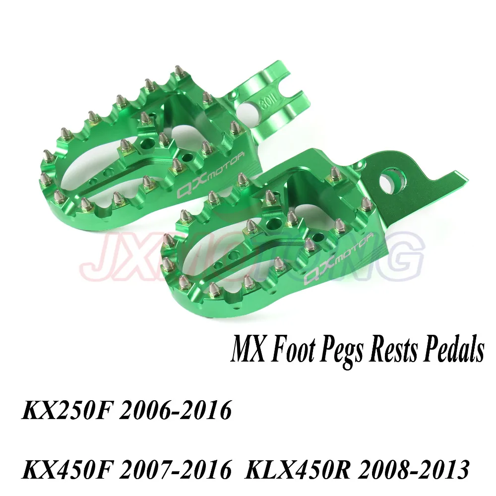 Подставки для KX KLX KXF KX250F 2006 2016 KX450F 2007 KLX450R 2008 2013 Enduro Motocross Supermoto|Подставки под ноги| |