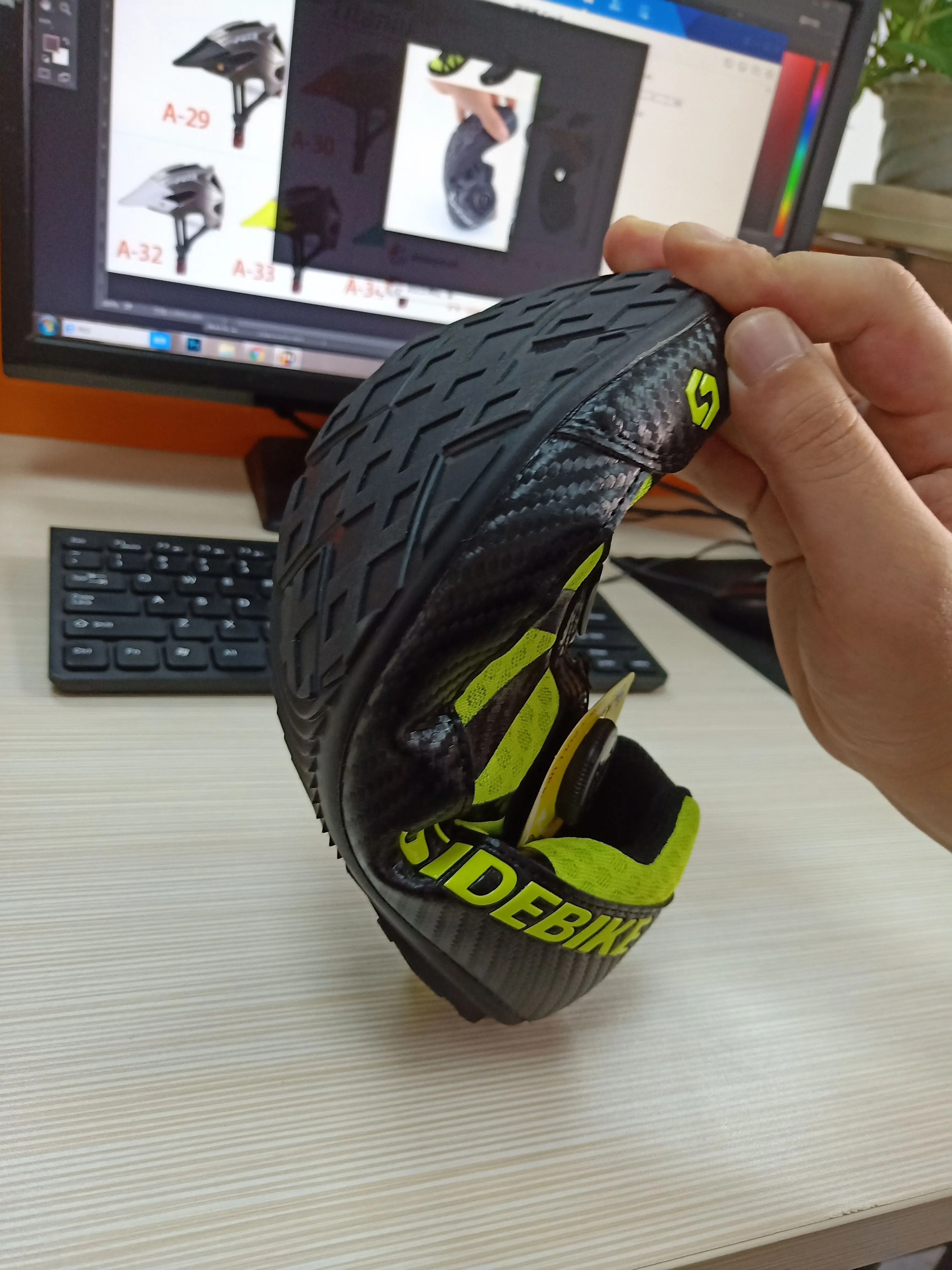 Sidebike 2 cores sapatos de ciclismo men