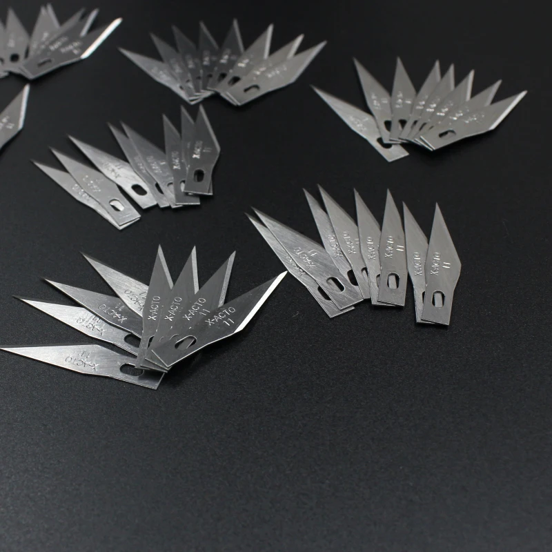 Высокое качество 100 шт./лот 11# хирургические ножи строгальные лезвия для резки электроники инструменты для ремонта печатной платы