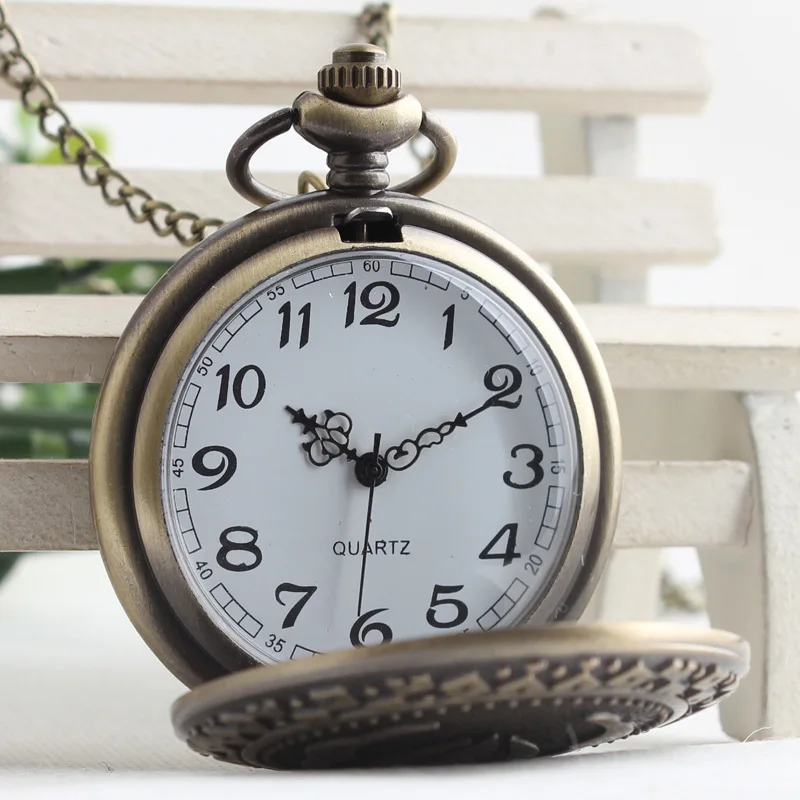 Новая Мода кварцевые карманные часы Analog подвеска Цепочки и ожерелья Для мужчин Для женщин малыш Часы цепи подарок ретро Винтажные часы TPB205