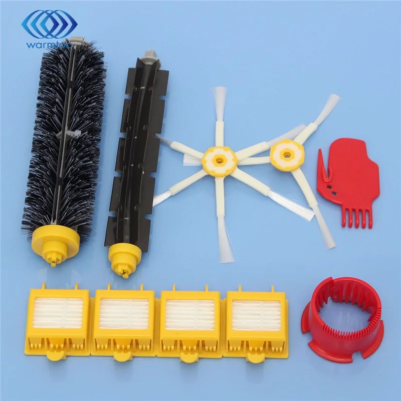 

Hepa Filters & Brush Pack Kit 3 Armed Fit for iRobot Roomba 700 Series 760 770 780 New
