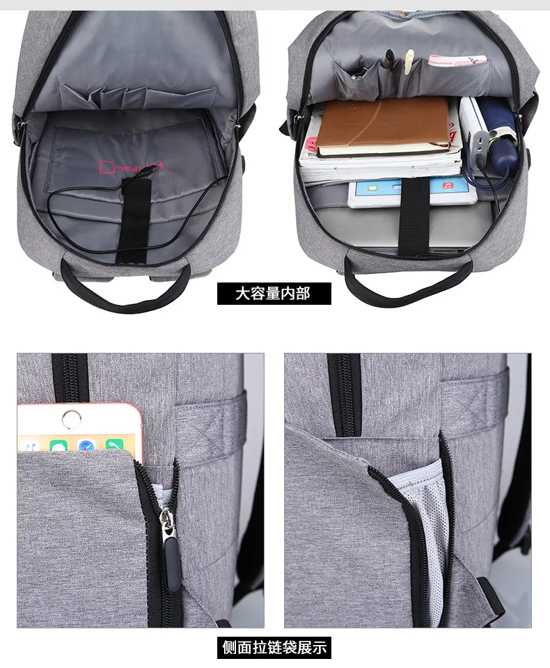 USB зарядка Anti Theft Для мужчин рюкзак 15,6 ''ноутбук рюкзак большой Ёмкость Повседневное Водонепроницаемый сумка wo Для мужчин 13''backpack