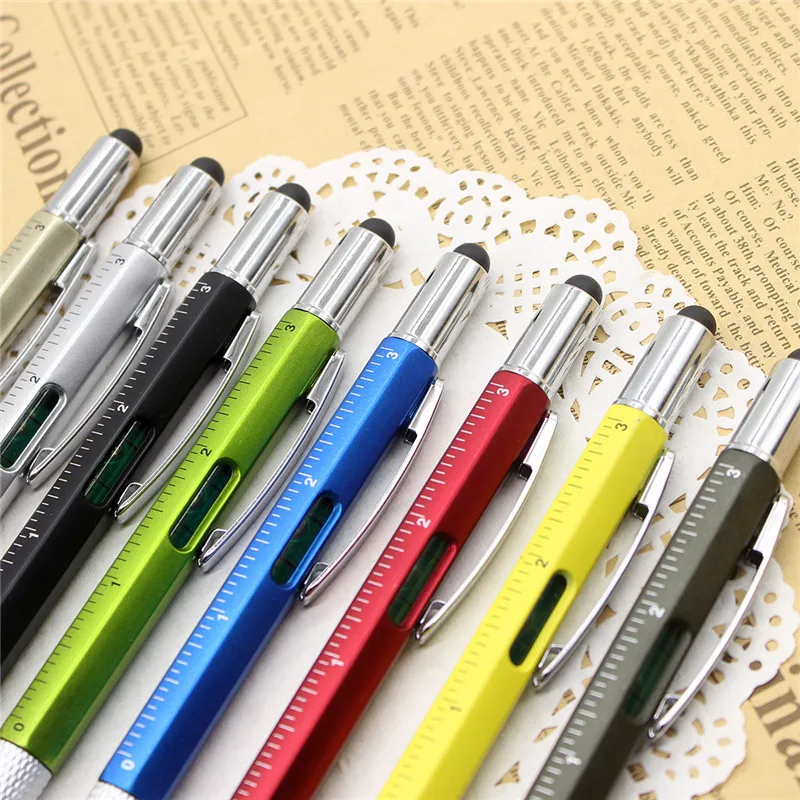

1pcs green novel Multifunctional Screwdriver fountain pen Touch Screen Metal Gift Tool School office supplie stationery pen