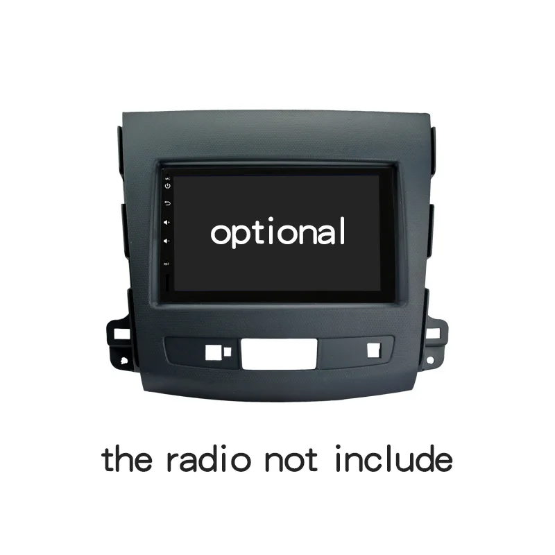 2 din Автомобильный Радио фасции отделка комплект стерео в-тире для 2008 Mitsubishi Outlander двойной Din Фасции Аудио фитинг адаптер Переходная панель
