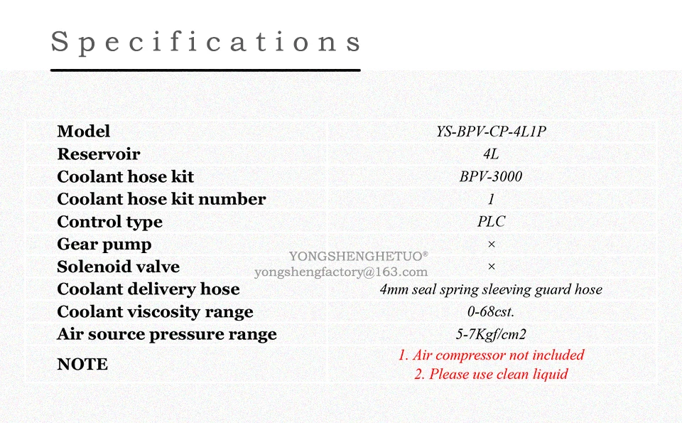 YS-BPV-CP-4L1P