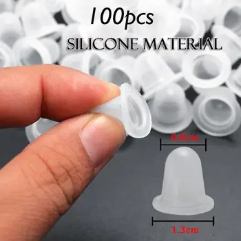

100pcs Silicone Tattoo ink cup holder Pigment Caps Tattoo Ink Holder Permanent Makeup Tattoo Supplies 2M0122