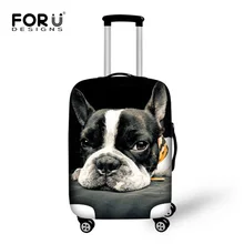 FORUDESIGNS Панда Сова тигр аксессуары для путешествий эластичный Водонепроницаемый чехол для багажа Bags18-30inch чемодан защитный Пылезащитный Чехол