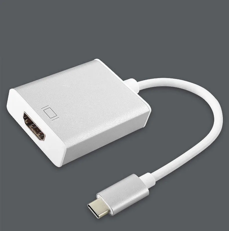 USB-C Тип C к HDMI адаптер HDTV видео Кабельный адаптер-переходник для MacBook samsung Galaxy S10 + S10e huawei DELL ASUS от ПК к ТВ