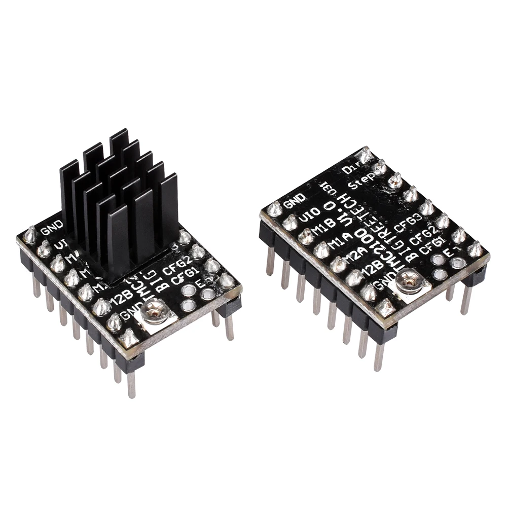 BIGTREETECH TMC2130 V3.0 SPI TMC2208 TMC2100 шаговый двигатель драйвер модуль с радиатором Mute Для Ramps1.6 3d принтер SKR V1.3 мкс