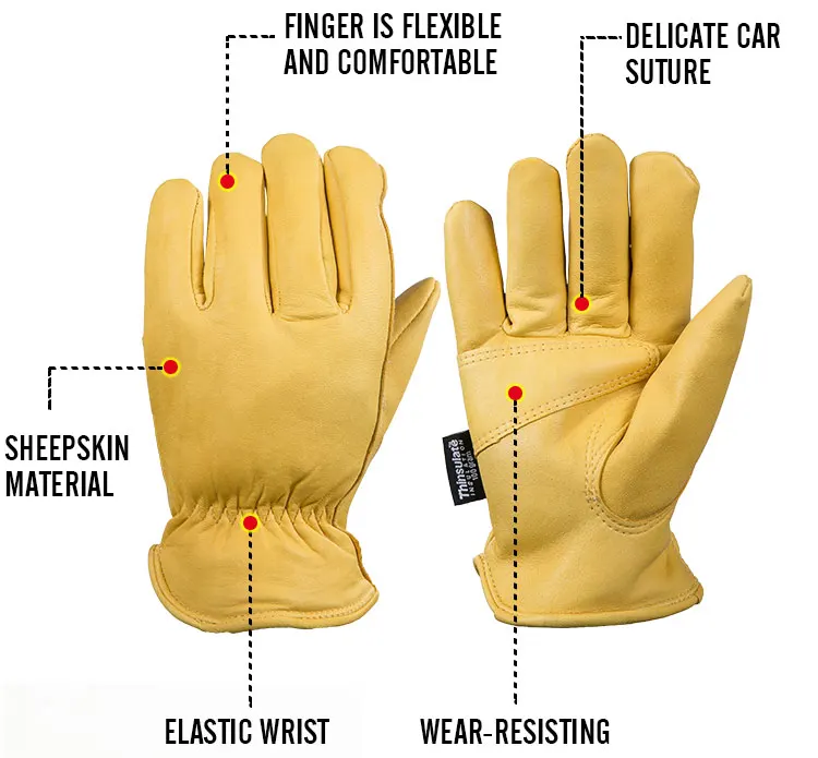 New Men's Work Gloves Goat Leather Security Protection Safety Workers Working Welding -30 Warm Waterproof Gloves For Men 0002 New Men's Work Gloves Goat Leather Security Protection Safety Workers Working Welding -30 Warm Waterproof Gloves For Men 0002