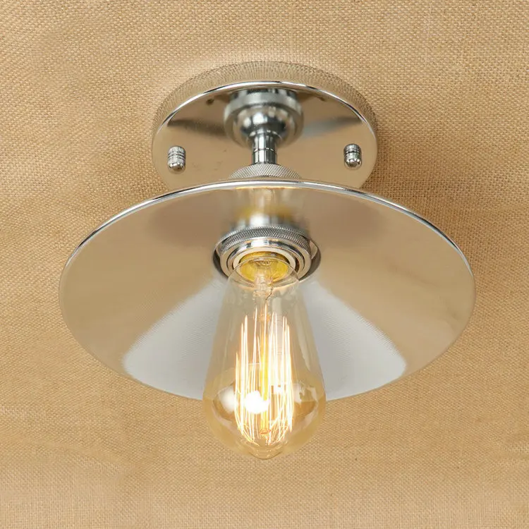 Luminárias de Teto de Ferro Iluminação de Teto Lamlâmpada de Teto Iwhd Loft Industrial Vintage Retro Cozinha Quarto Led 4 Cheap Luzes de teto