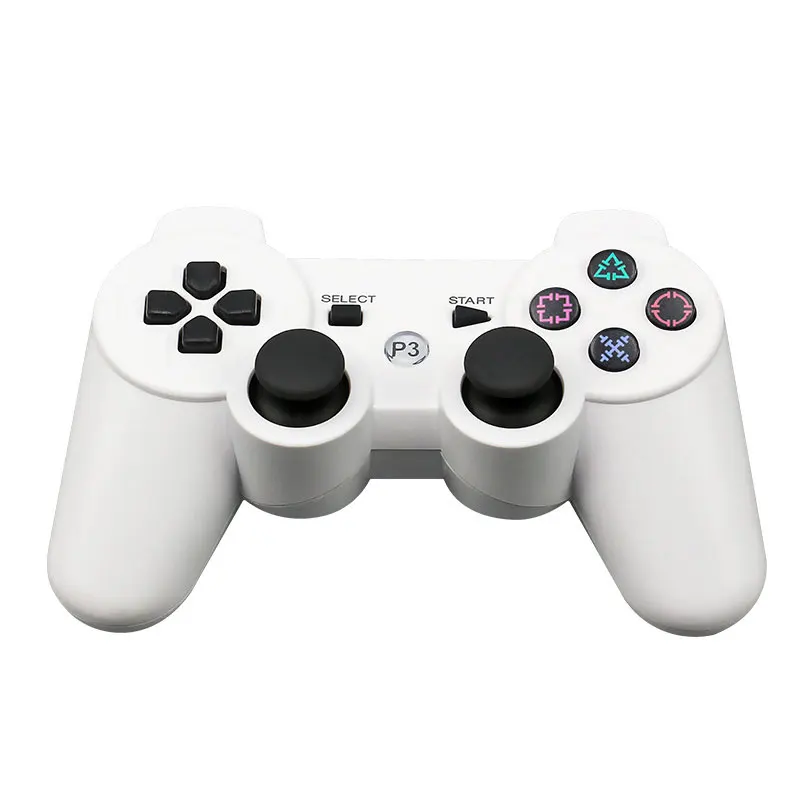 2.4 г Беспроводной игровой контроллер Bluetooth для Sony PlayStation 3 PS3 controle джойстик геймпад игровой контроллер удаленного - Цвет: White