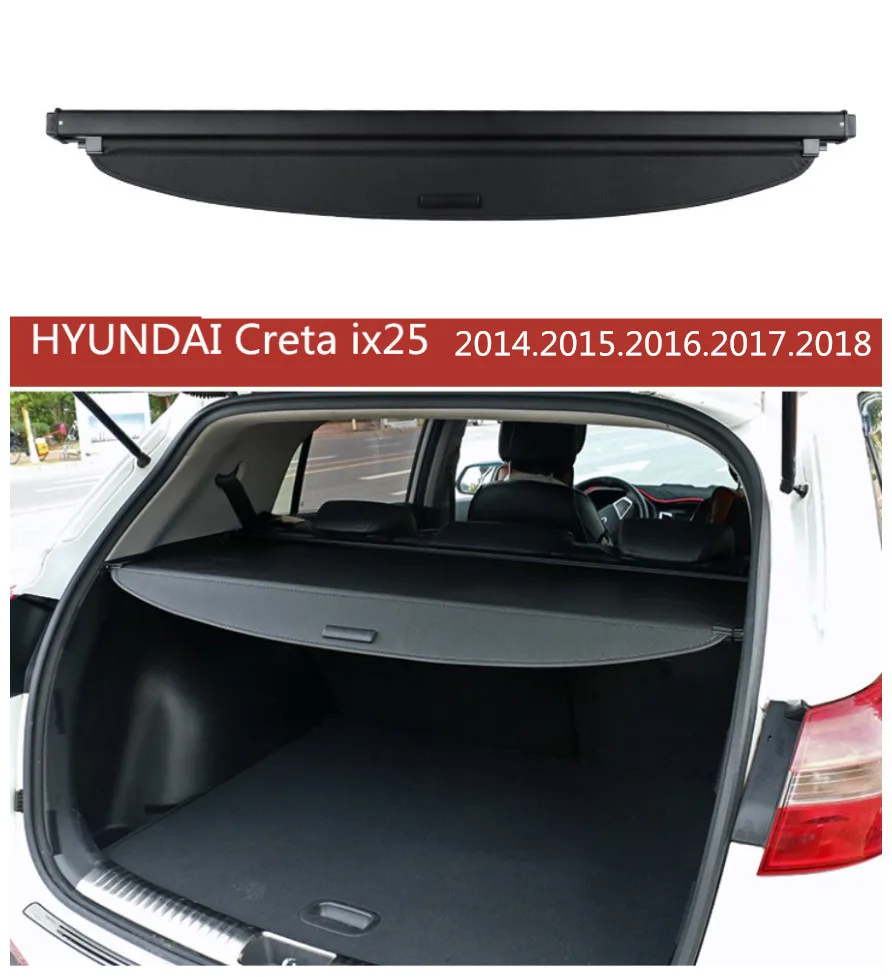 Защитный экран для багажника HYUNDAI ix25 Creta 2014 2015 2016 2017 2018|cargo cover|cargo trunk covertrunk cover |