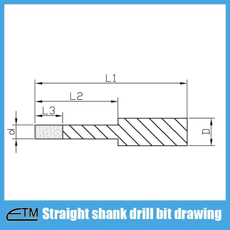 5pcs Sintered diamond hole saw steel body drill bit for glass and agate total Length 50mm Diameter 60~78mm glass tool zt004