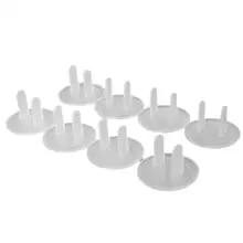 10 шт. американская Спецификация Детская безопасность блокировка розетки крышка Электрический замок крышка прозрачный разъем крышка для детей