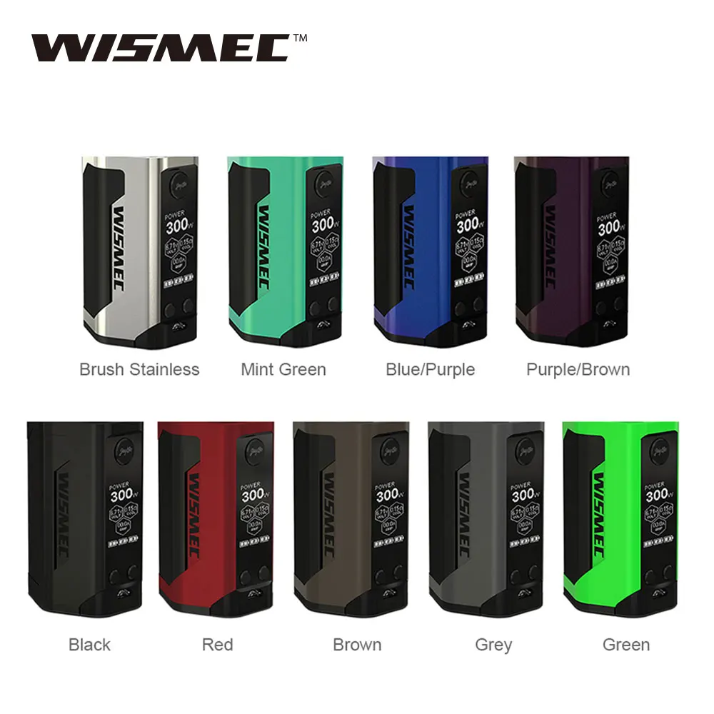 

Russian house WISMEC Reuleaux RX GEN3 300W TC Box MOD 300W Max Output &1.3-inch OLED Display No18650 Battery Vape Box VS dual