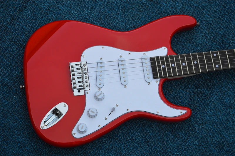 Guitarra Eléctrica St guitarra de la guitarra eléctrica de la venta al/color rojo/guitarra eléctrica/guitarra en China