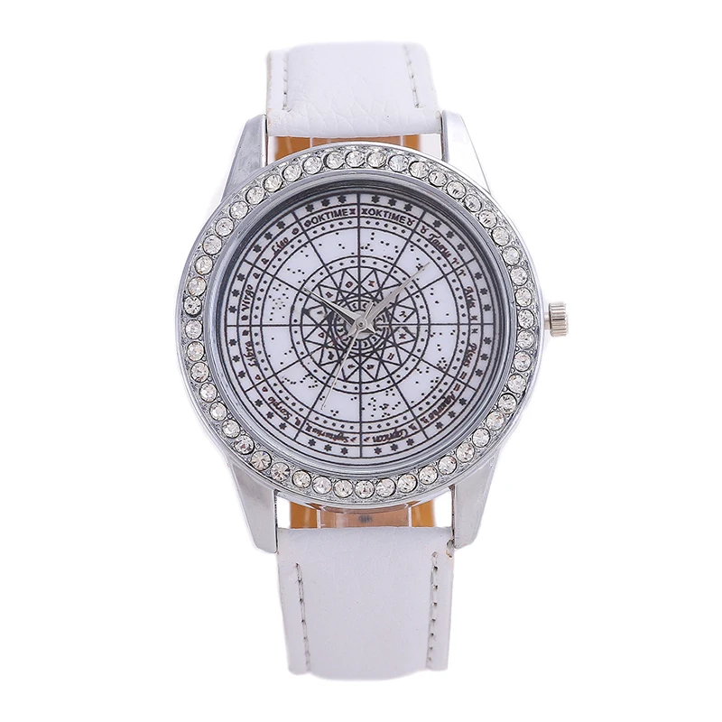 

new men's /women watches brand ladies leather watch diamonds england engraved dials solid color student watch simple style