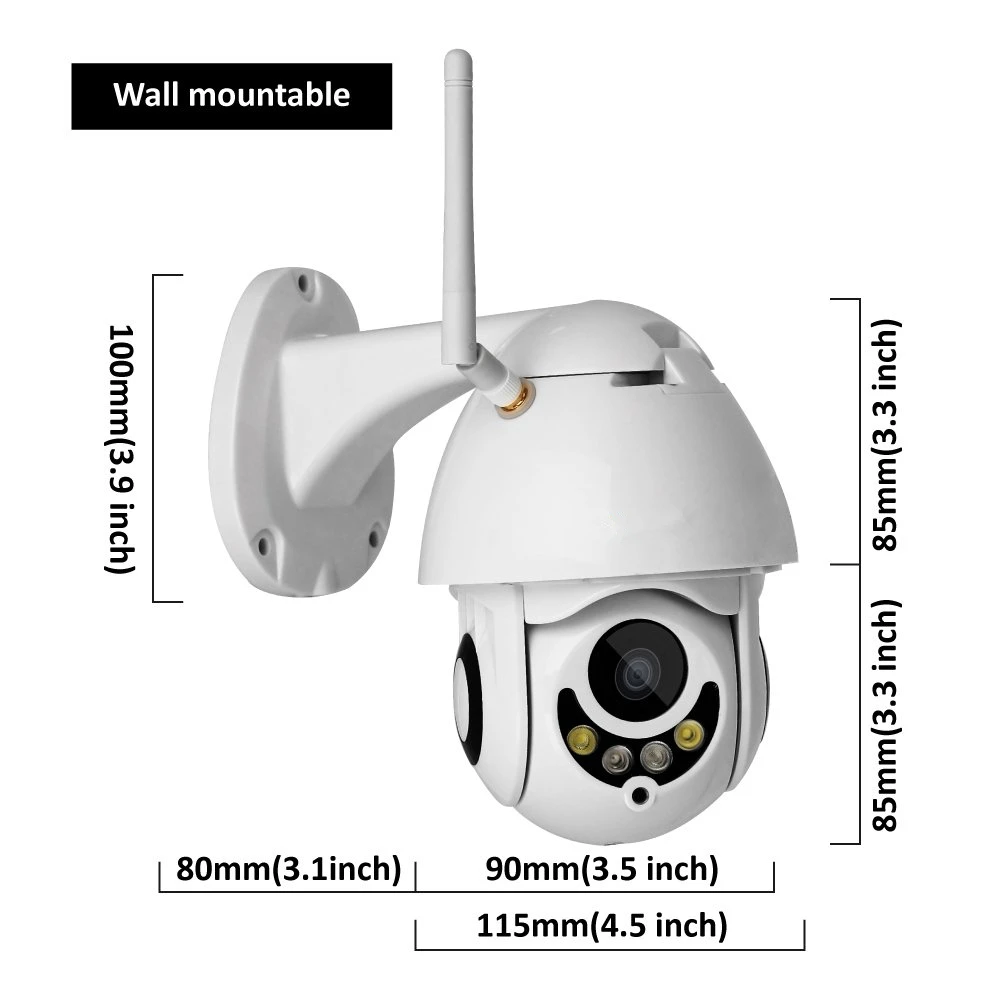 PTZ WiFi IP камера беспроводная 2MP 1080P HD наружная домашняя геодезическая H.264 IR Водонепроницаемая скоростная купольная CCTV Камера Безопасности s