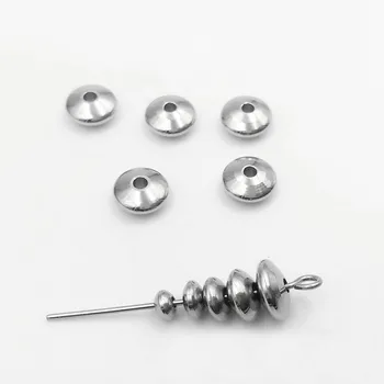 

Stainless Steel Abacus Cone Spacer Beads Jewelry Findings DIY Crafts Dull Silver tone 4mm 5mm 6mm 7mm 8mm
