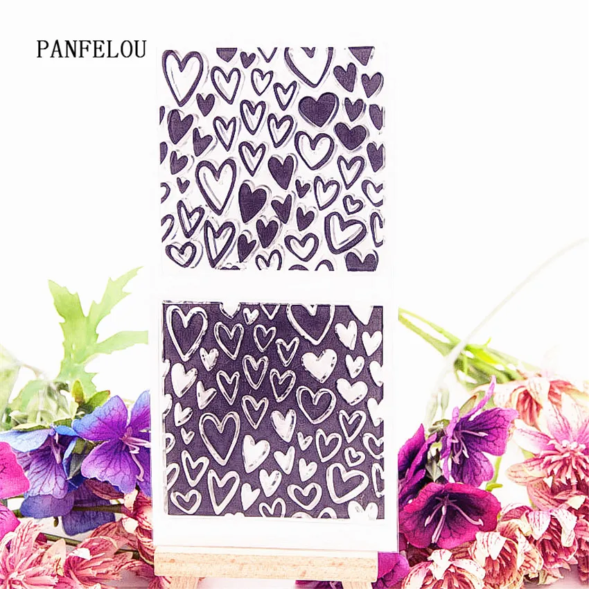 Прозрачные силиконовые каучуковые штампы PANFELOU Love для скрапбукинга пасхальный