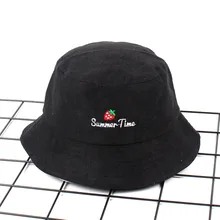 Летняя кепка для взрослых женщин мужчин Солнцезащитная Рыбацкая шляпа клубника вельвет Солнцезащитная уличная Кепка Рыбацкая Кепка унисекс Панамы