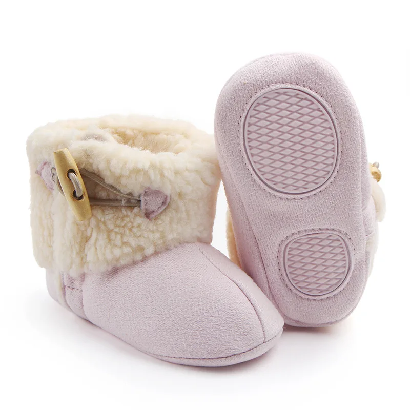 Детские зимние ботинки с эластичной лентой, модные детские мокасины с ...