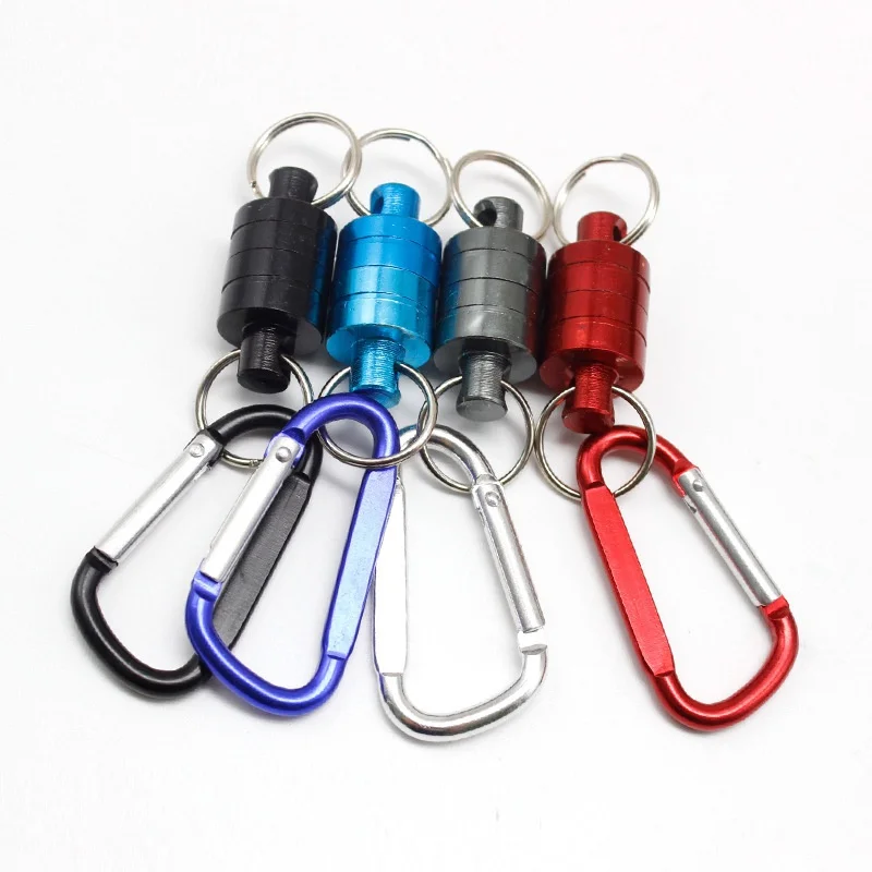 

Outdoor fishing multi-function magnetic buckle Magnetic Net Release Fly Fishing Strong Train Net Holder Lanyard Cable Pull