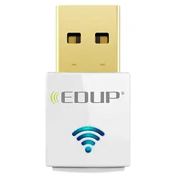 EDUP мини 5 ГГц usb-адаптер Wi-Fi 600 Мбит/с 802.11ac Wi-Fi приемник Dual Band USB Ethernet адаптер сетевой карты для компьютер PC