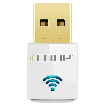 

EDUP mini 5ghz usb wi-fi adapter 600mbps 802.11ac wifi receiver Dual Band USB Ethernet Adapter Network Card for Computer PC