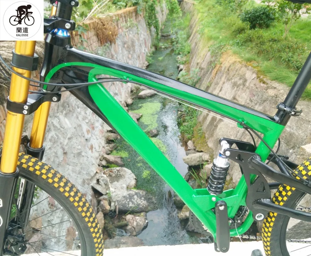 Sale Kalosse DIY colors DH full suspension mountain bike 26*2.35 inch tires Downhill bicycle 24/27/30 speed 26er DH bike 9 Sale Kalosse DIY colors DH full suspension mountain bike 26*2.35 inch tires Downhill bicycle 24/27/30 speed 26er DH bike 9