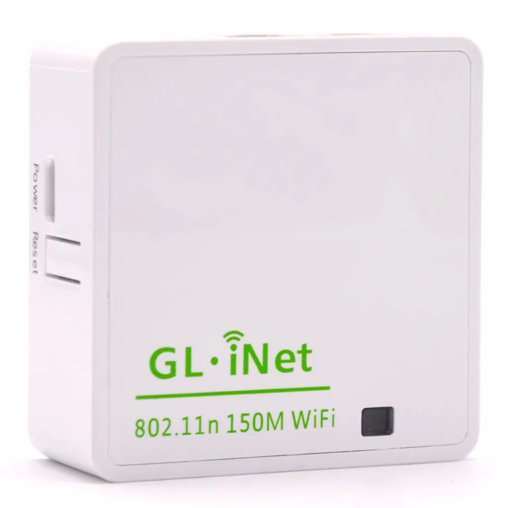 10 шт. GL iNet Atheros AR9331 802.11n 150 Мбит/с мини беспроводной WiFi роутер прошивка OpenWRT openvpn