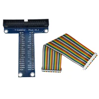 Raspberry Pi 40 Pin GPIO Extension Board  GPIO T-adapter plate With 40 Pin GPIO Cable Adapter For Banana Pi M3 Orange Pi One/PC