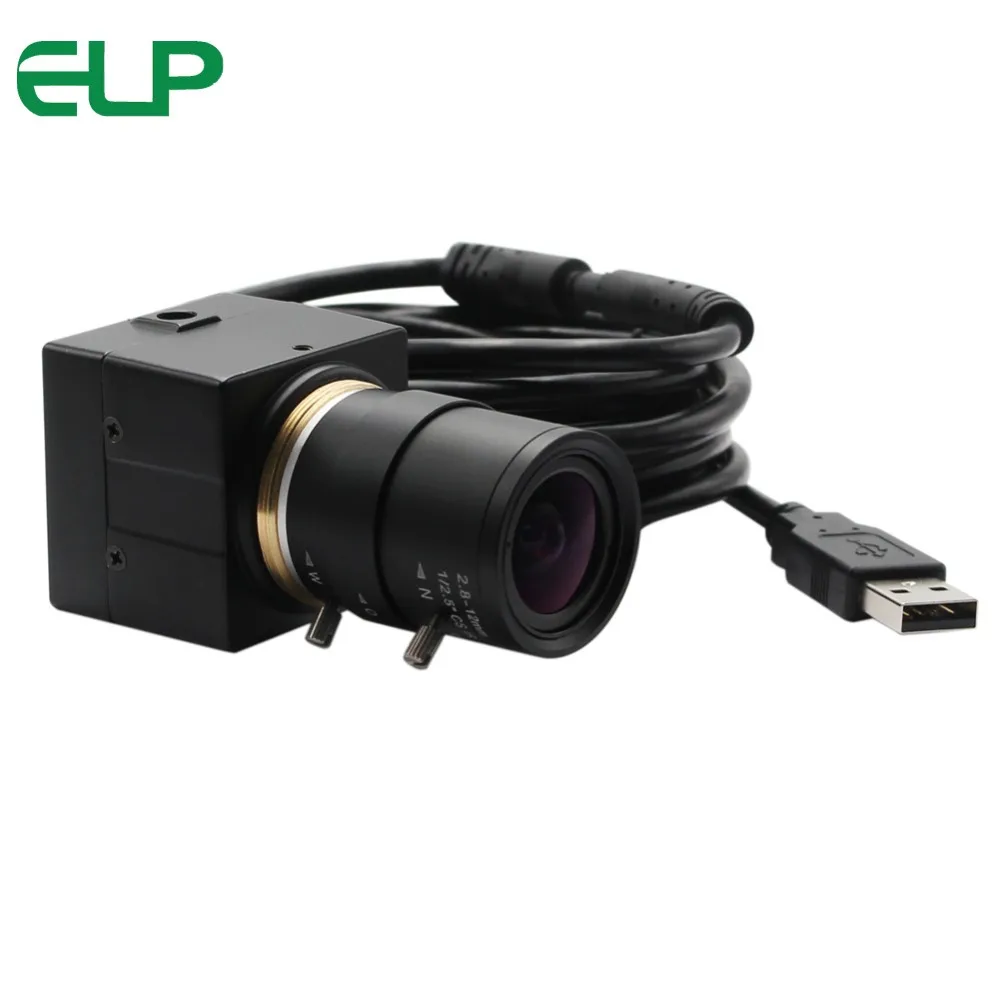 2MP Full HD веб-камера CMOS OV2710 высокая скорость 30fps/60fps/120fps Черный и белый монохромный 2,8-12 мм объектив с переменным фокусным расстоянием Usb камера uvc